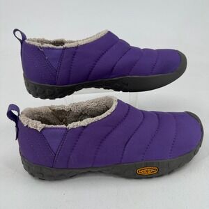 Keen Slip‎ On Comfort Shoes WOMENS Purple Lined Quilted Slippers SIZE 6